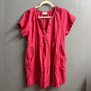 Universal Threds Linen Mini Shift Dress